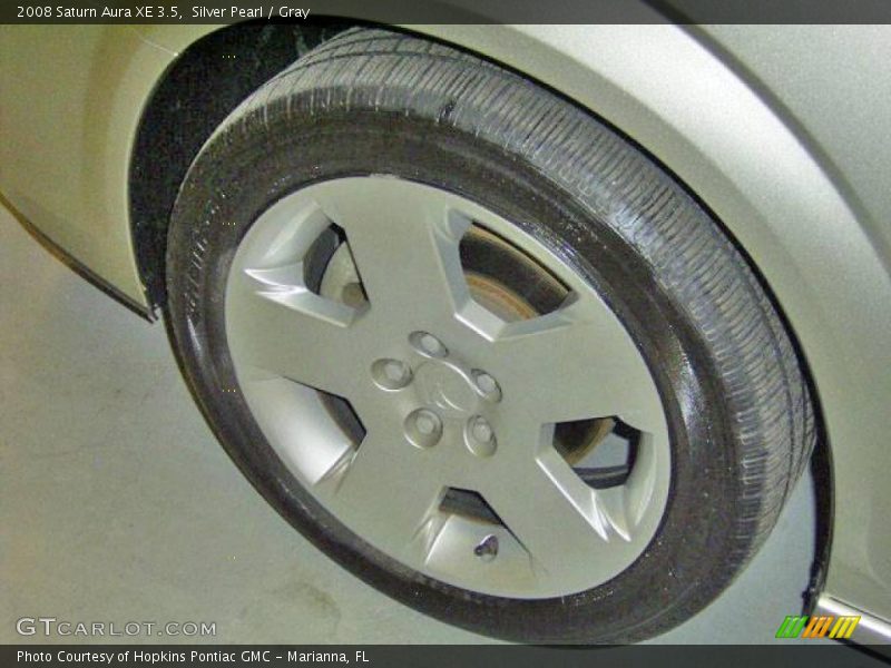 Silver Pearl / Gray 2008 Saturn Aura XE 3.5
