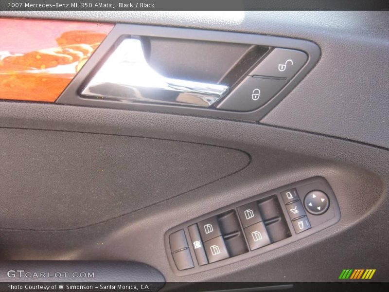 Black / Black 2007 Mercedes-Benz ML 350 4Matic