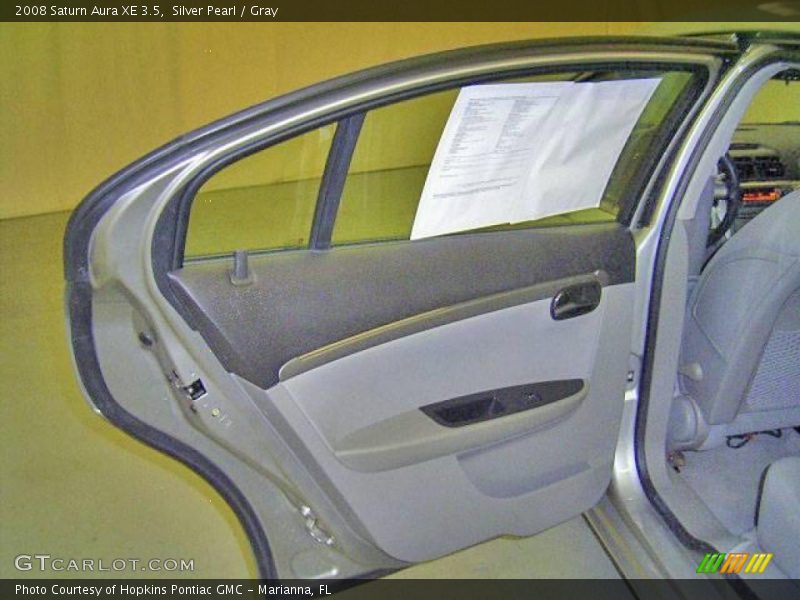 Silver Pearl / Gray 2008 Saturn Aura XE 3.5