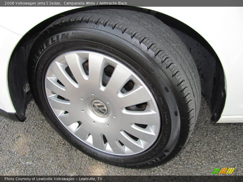 Campanella White / Anthracite Black 2008 Volkswagen Jetta S Sedan