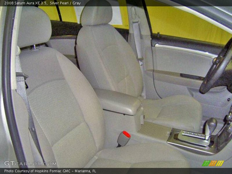 Silver Pearl / Gray 2008 Saturn Aura XE 3.5