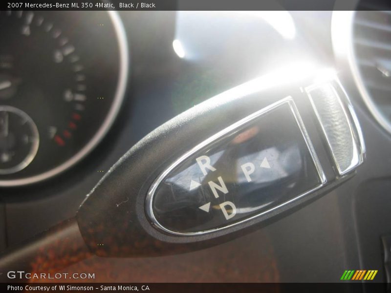 Black / Black 2007 Mercedes-Benz ML 350 4Matic