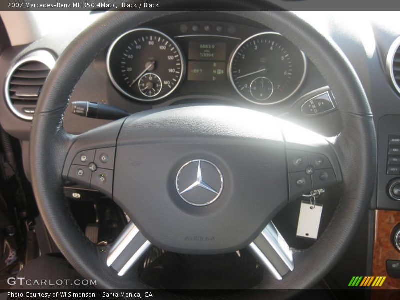 Black / Black 2007 Mercedes-Benz ML 350 4Matic