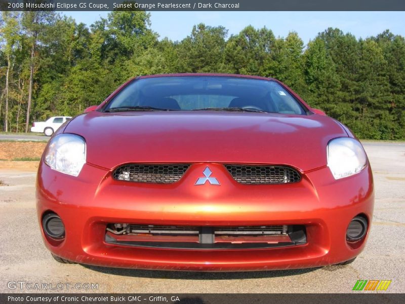 Sunset Orange Pearlescent / Dark Charcoal 2008 Mitsubishi Eclipse GS Coupe