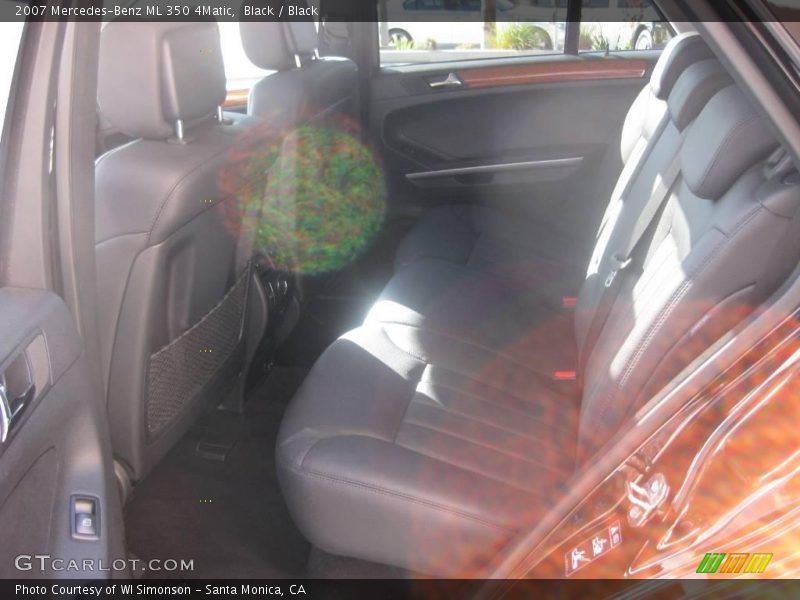 Black / Black 2007 Mercedes-Benz ML 350 4Matic