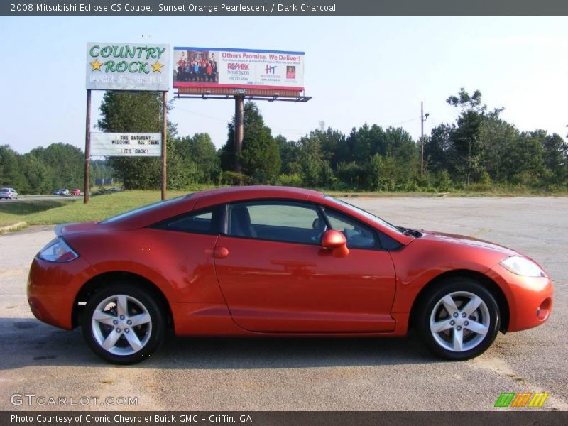Sunset Orange Pearlescent / Dark Charcoal 2008 Mitsubishi Eclipse GS Coupe
