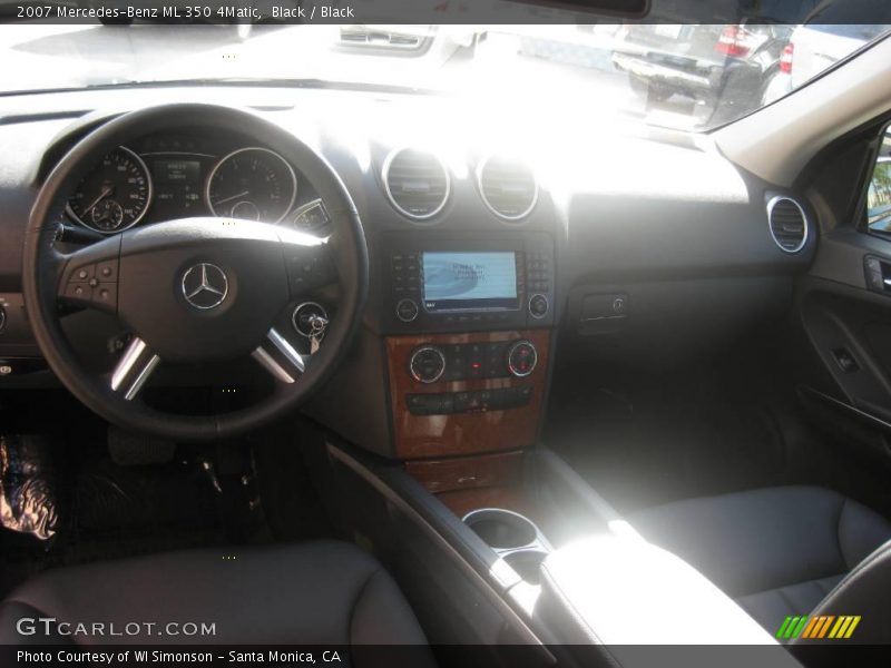 Black / Black 2007 Mercedes-Benz ML 350 4Matic