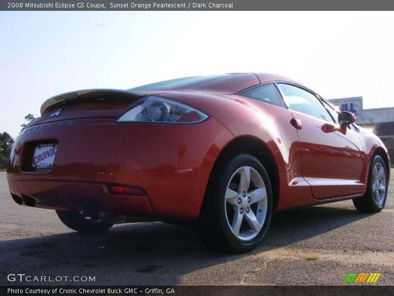 Sunset Orange Pearlescent / Dark Charcoal 2008 Mitsubishi Eclipse GS Coupe