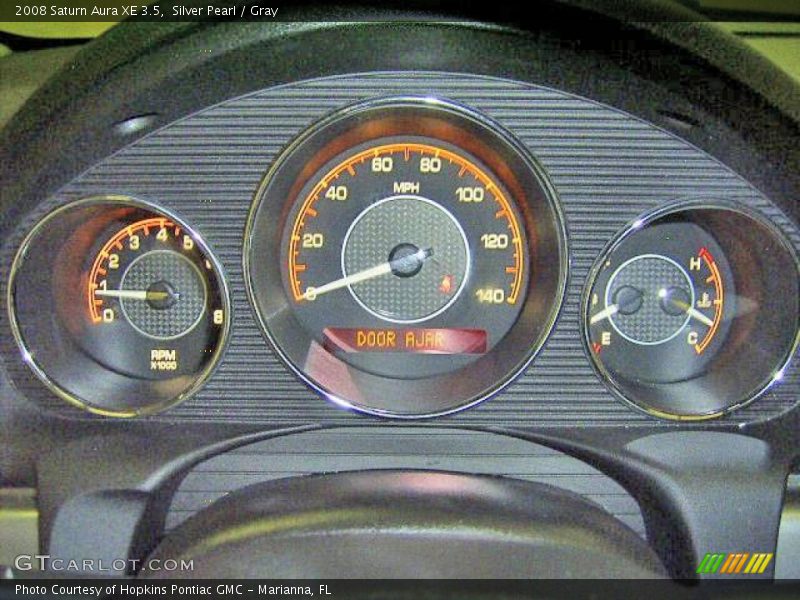 Silver Pearl / Gray 2008 Saturn Aura XE 3.5