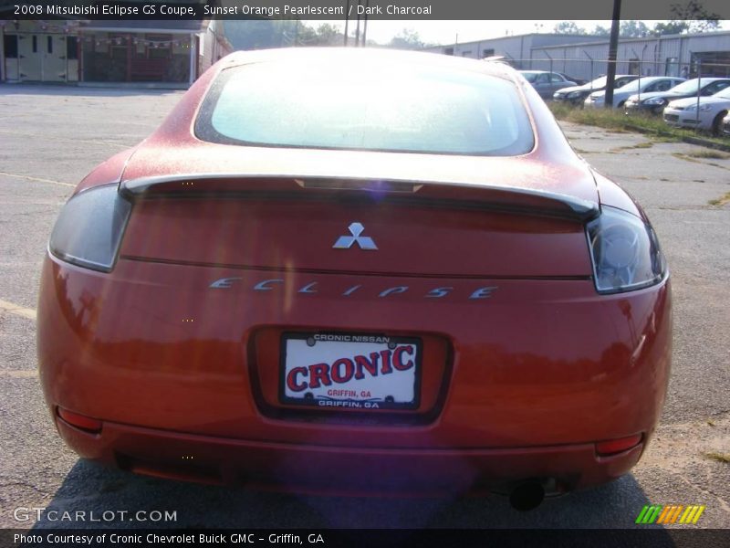 Sunset Orange Pearlescent / Dark Charcoal 2008 Mitsubishi Eclipse GS Coupe