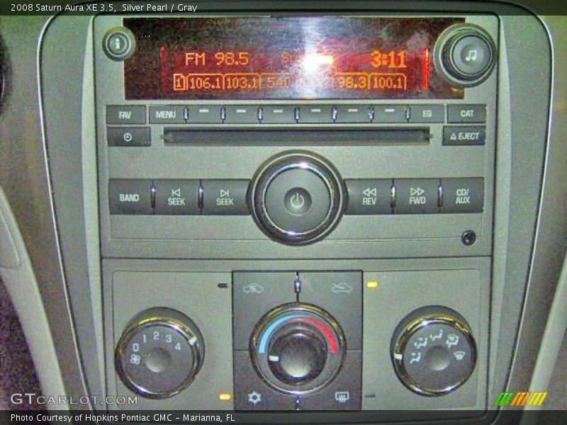 Silver Pearl / Gray 2008 Saturn Aura XE 3.5