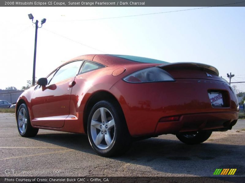 Sunset Orange Pearlescent / Dark Charcoal 2008 Mitsubishi Eclipse GS Coupe
