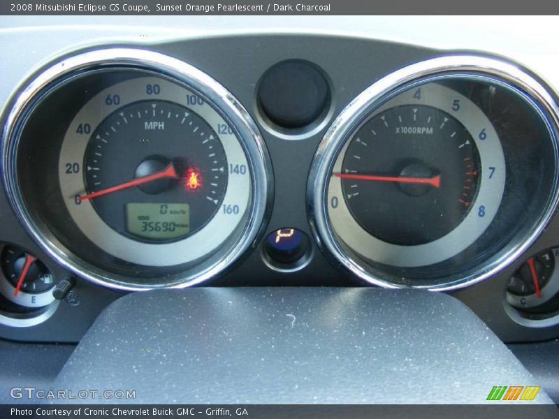 Sunset Orange Pearlescent / Dark Charcoal 2008 Mitsubishi Eclipse GS Coupe