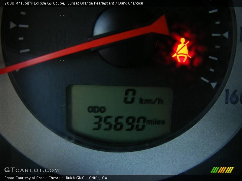 Sunset Orange Pearlescent / Dark Charcoal 2008 Mitsubishi Eclipse GS Coupe