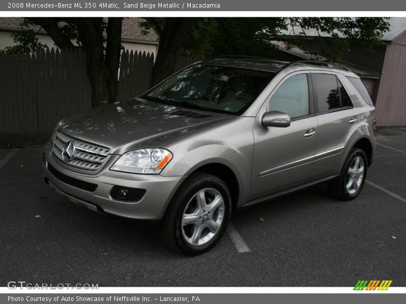Sand Beige Metallic / Macadamia 2008 Mercedes-Benz ML 350 4Matic