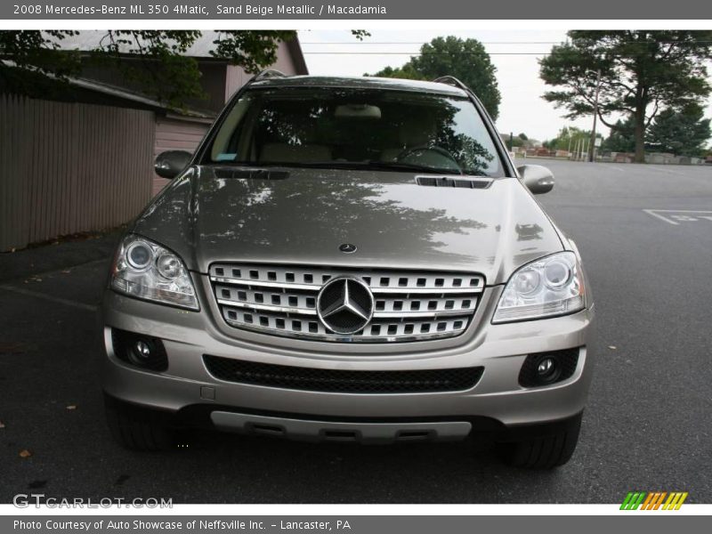 Sand Beige Metallic / Macadamia 2008 Mercedes-Benz ML 350 4Matic
