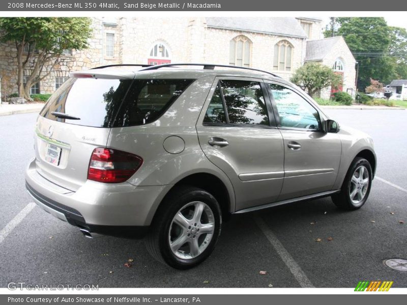 Sand Beige Metallic / Macadamia 2008 Mercedes-Benz ML 350 4Matic