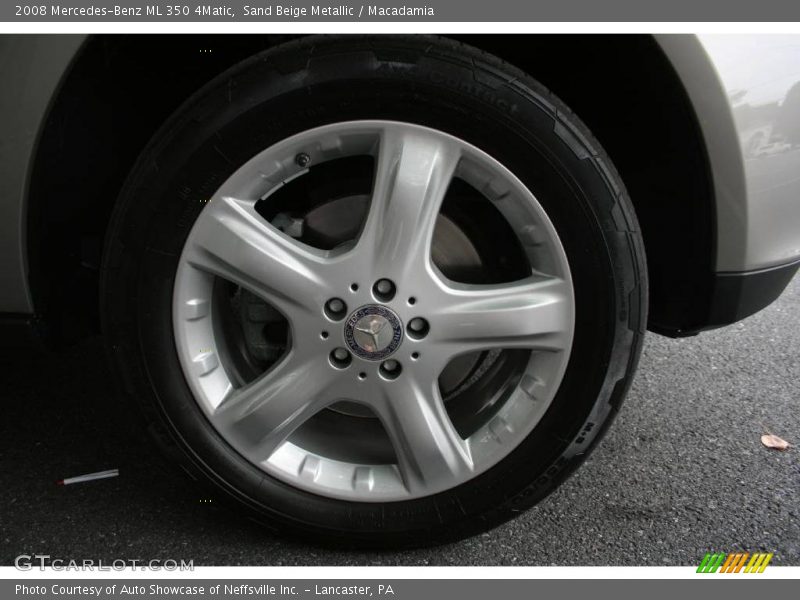 Sand Beige Metallic / Macadamia 2008 Mercedes-Benz ML 350 4Matic
