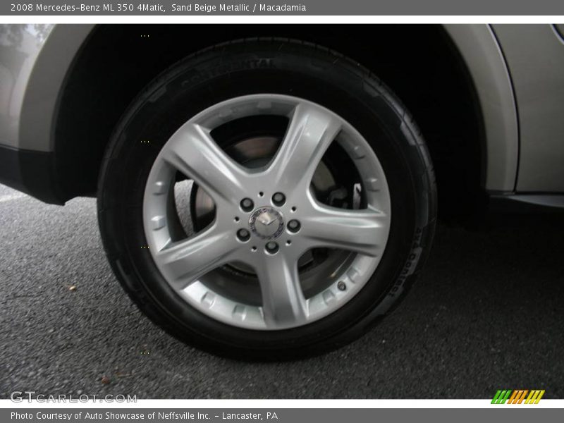 Sand Beige Metallic / Macadamia 2008 Mercedes-Benz ML 350 4Matic