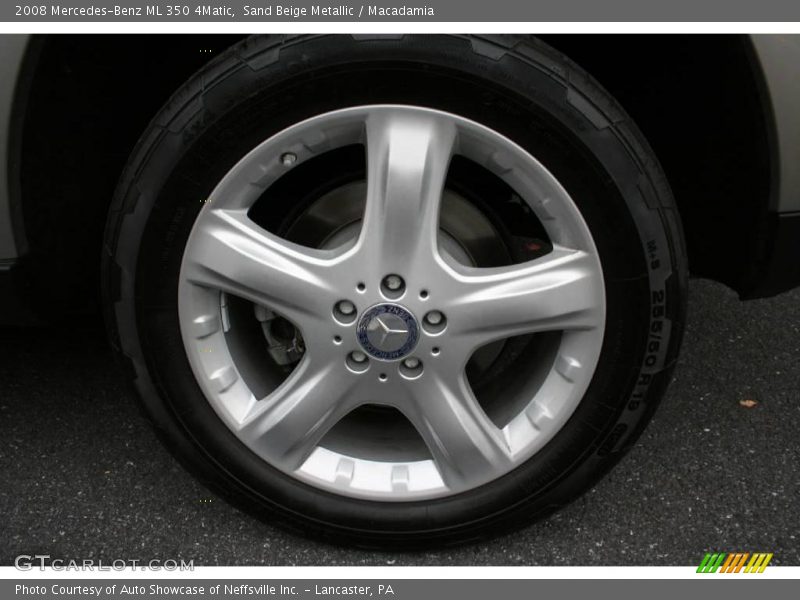 Sand Beige Metallic / Macadamia 2008 Mercedes-Benz ML 350 4Matic
