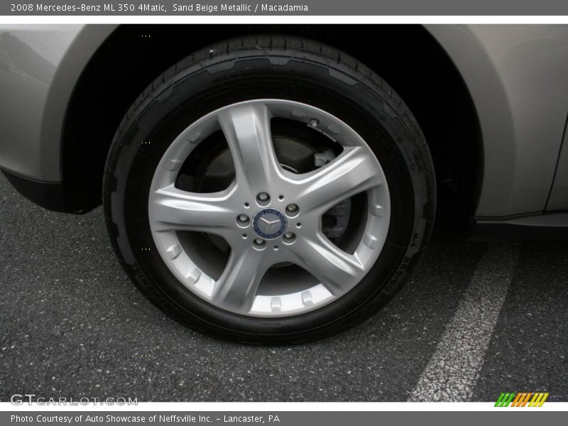 Sand Beige Metallic / Macadamia 2008 Mercedes-Benz ML 350 4Matic