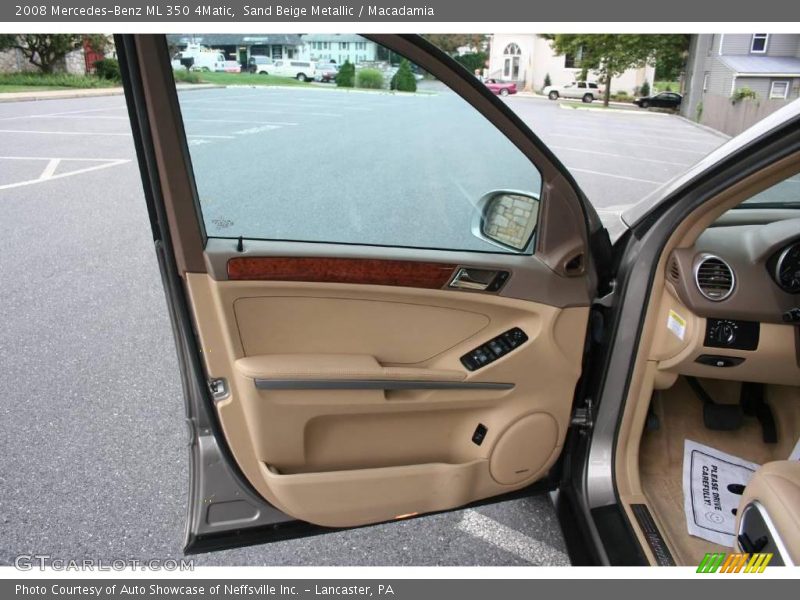 Sand Beige Metallic / Macadamia 2008 Mercedes-Benz ML 350 4Matic