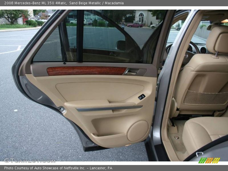 Sand Beige Metallic / Macadamia 2008 Mercedes-Benz ML 350 4Matic