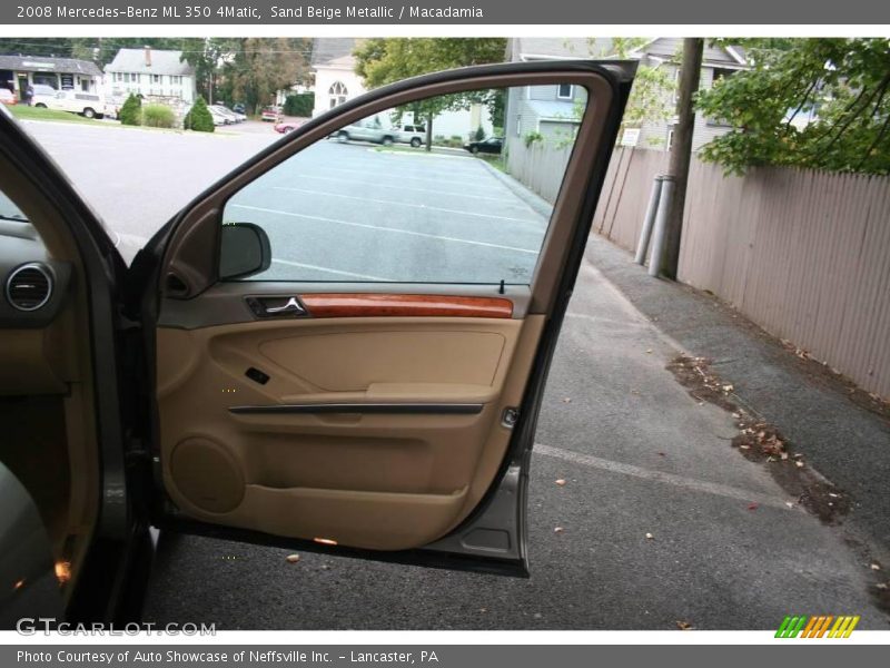 Sand Beige Metallic / Macadamia 2008 Mercedes-Benz ML 350 4Matic