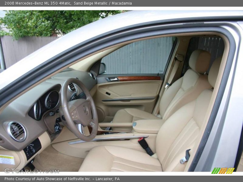 Sand Beige Metallic / Macadamia 2008 Mercedes-Benz ML 350 4Matic