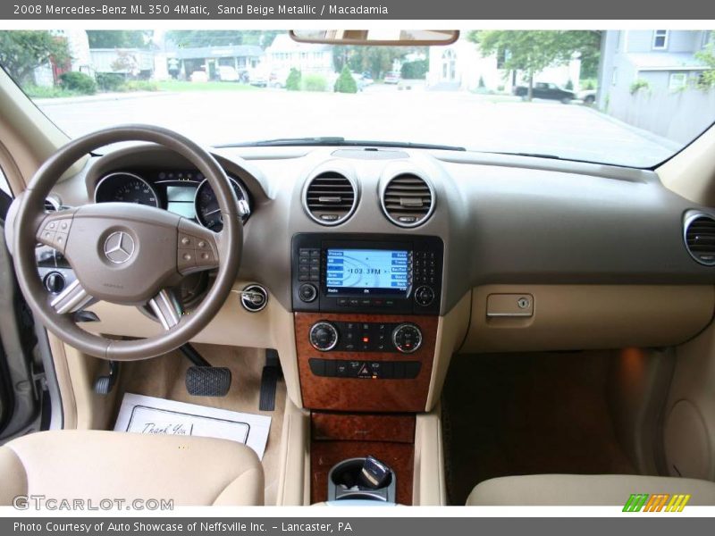 Sand Beige Metallic / Macadamia 2008 Mercedes-Benz ML 350 4Matic