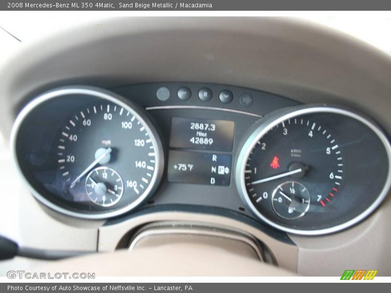 Sand Beige Metallic / Macadamia 2008 Mercedes-Benz ML 350 4Matic