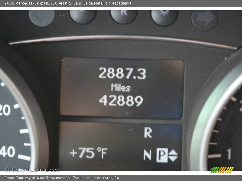 Sand Beige Metallic / Macadamia 2008 Mercedes-Benz ML 350 4Matic