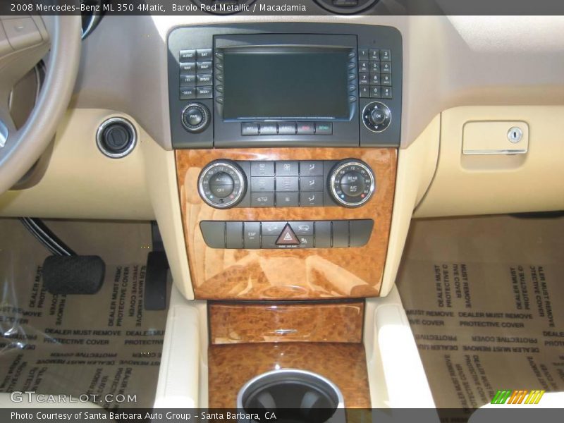 Barolo Red Metallic / Macadamia 2008 Mercedes-Benz ML 350 4Matic