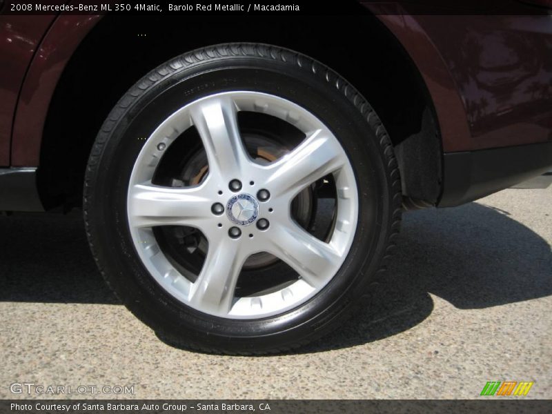 Barolo Red Metallic / Macadamia 2008 Mercedes-Benz ML 350 4Matic