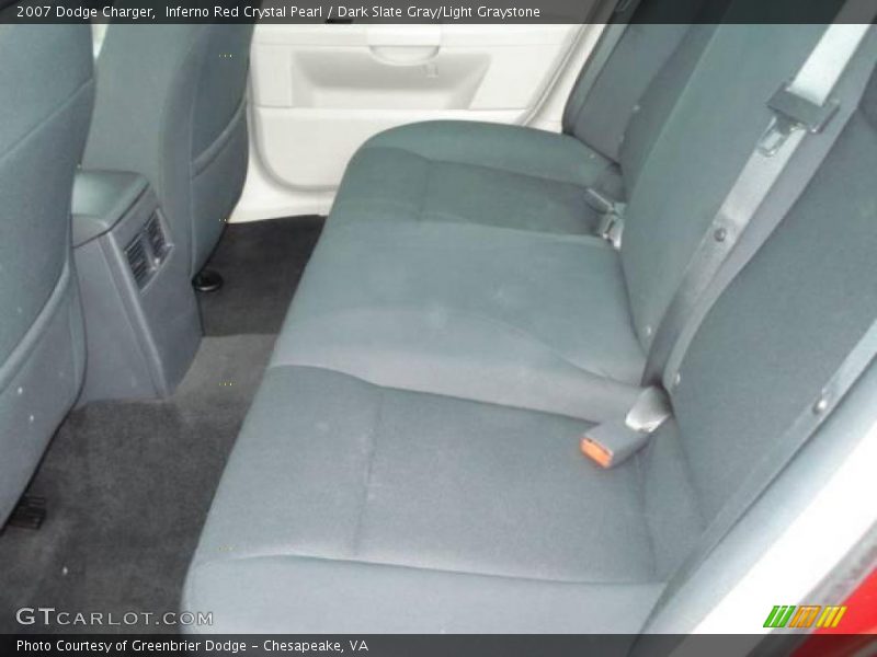 Inferno Red Crystal Pearl / Dark Slate Gray/Light Graystone 2007 Dodge Charger