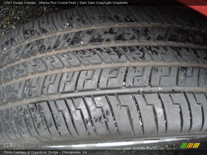 Inferno Red Crystal Pearl / Dark Slate Gray/Light Graystone 2007 Dodge Charger