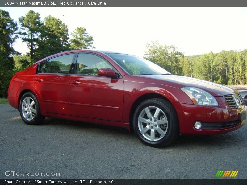 Red Opulence / Cafe Latte 2004 Nissan Maxima 3.5 SL