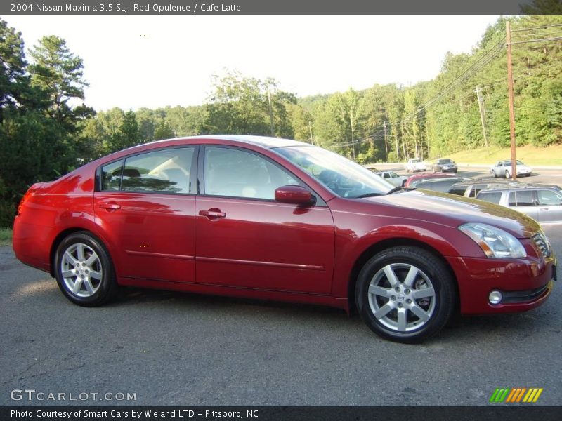 Red Opulence / Cafe Latte 2004 Nissan Maxima 3.5 SL