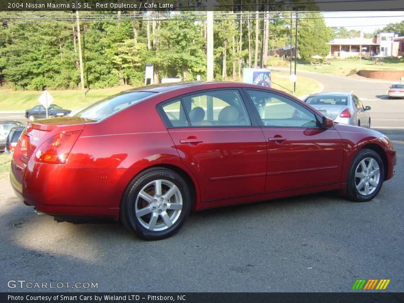 Red Opulence / Cafe Latte 2004 Nissan Maxima 3.5 SL