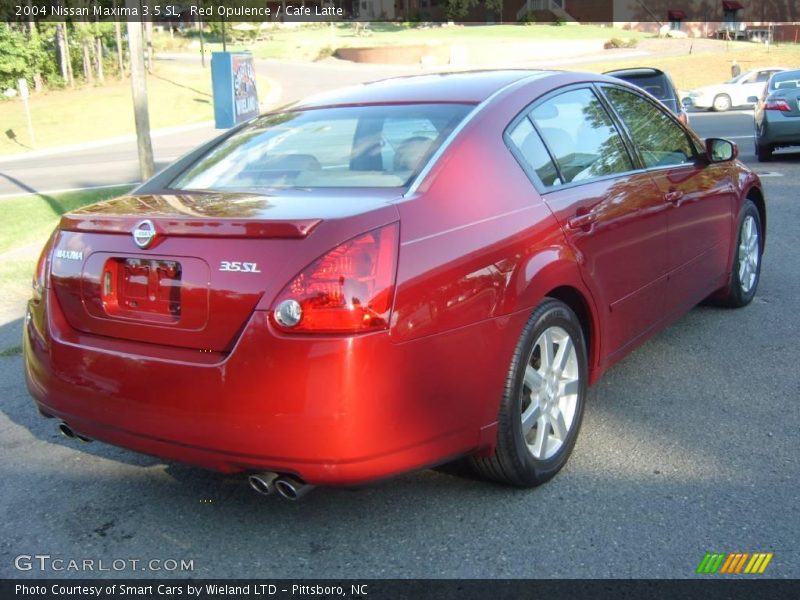 Red Opulence / Cafe Latte 2004 Nissan Maxima 3.5 SL