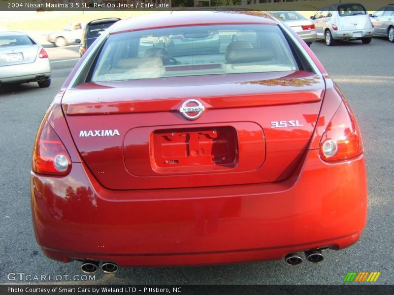 Red Opulence / Cafe Latte 2004 Nissan Maxima 3.5 SL