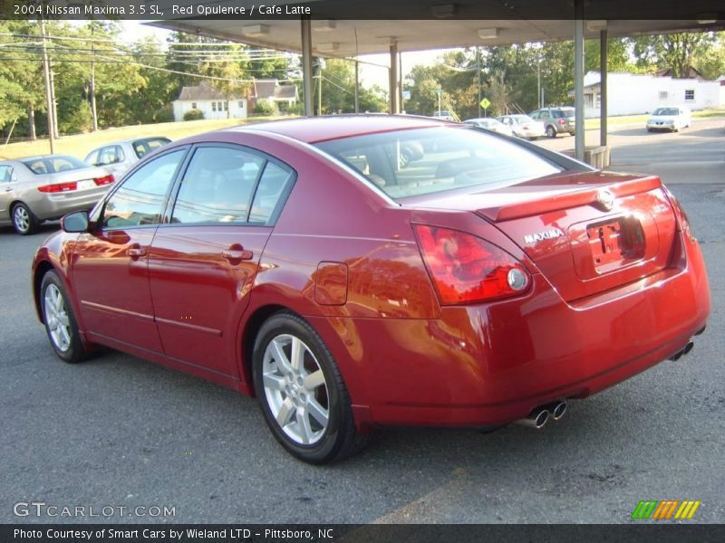 Red Opulence / Cafe Latte 2004 Nissan Maxima 3.5 SL