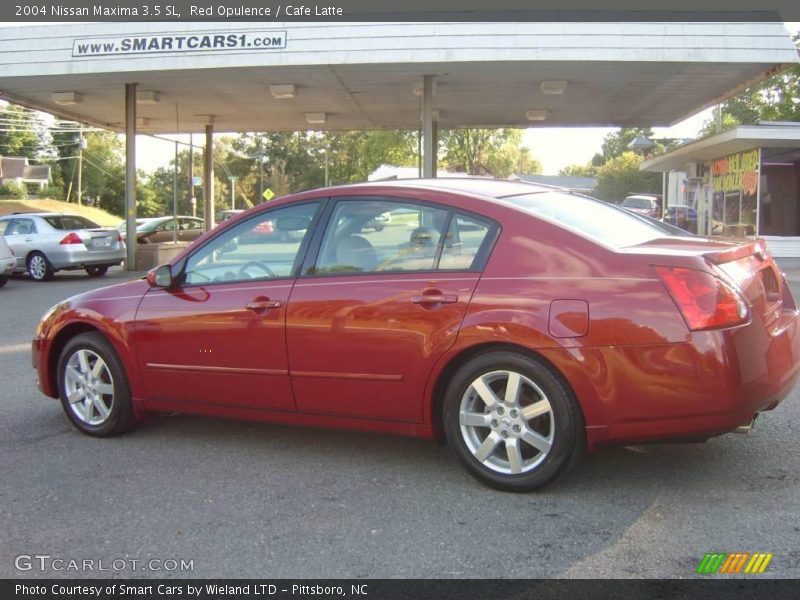 Red Opulence / Cafe Latte 2004 Nissan Maxima 3.5 SL