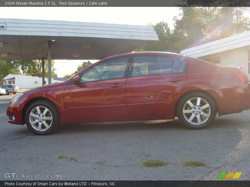 Red Opulence / Cafe Latte 2004 Nissan Maxima 3.5 SL