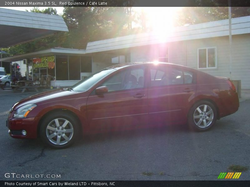 Red Opulence / Cafe Latte 2004 Nissan Maxima 3.5 SL