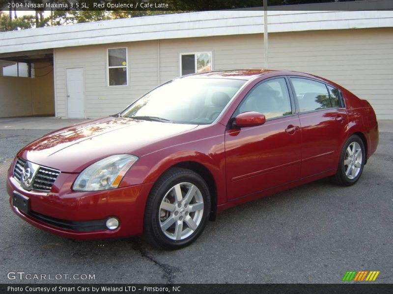 Red Opulence / Cafe Latte 2004 Nissan Maxima 3.5 SL
