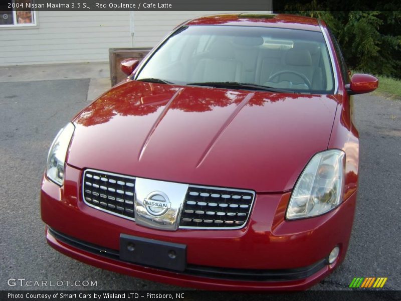 Red Opulence / Cafe Latte 2004 Nissan Maxima 3.5 SL