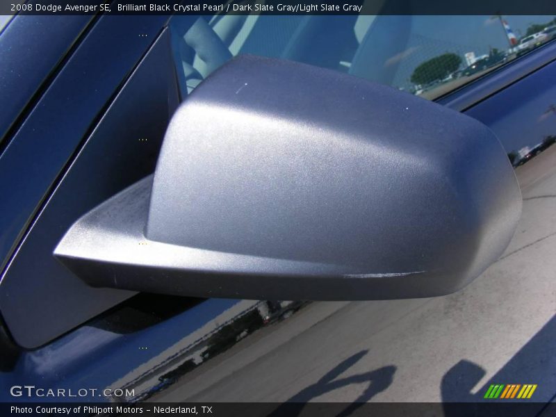Brilliant Black Crystal Pearl / Dark Slate Gray/Light Slate Gray 2008 Dodge Avenger SE