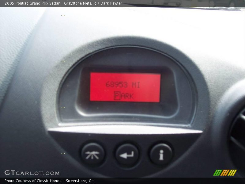 Graystone Metallic / Dark Pewter 2005 Pontiac Grand Prix Sedan