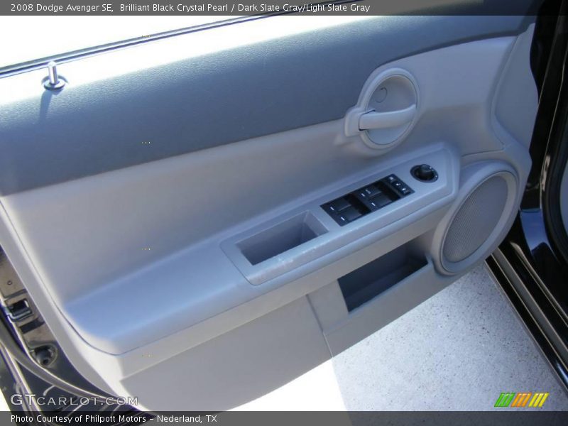 Brilliant Black Crystal Pearl / Dark Slate Gray/Light Slate Gray 2008 Dodge Avenger SE